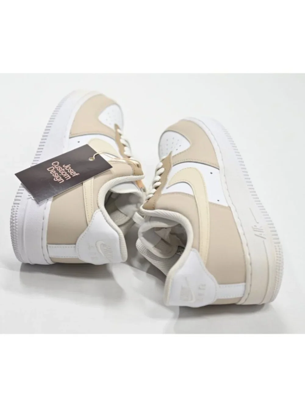 Nike x Josef Custom Design Air Force 1 '07 Sneakers CW2288-111 in White